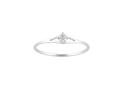 18 KT White gold Ring With Natural Diamond