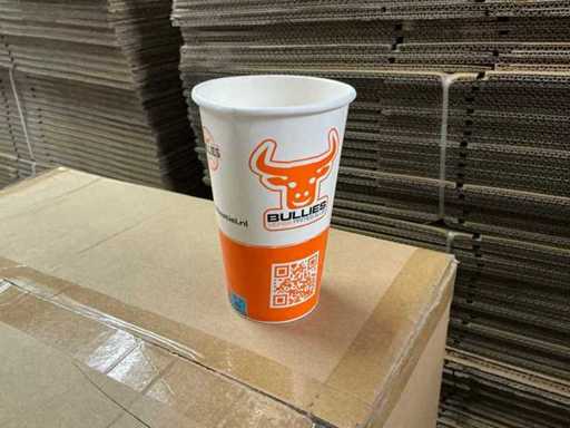 Lot de pahare de 16oz 'Bullies' (2600x)