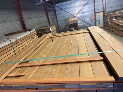 Guyana Ipé Dielen gehobelt 1250x70x21mm (158x)