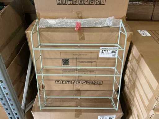 Lot Coco Maison Felix Wall Shelf 60x70cm mint (19x)