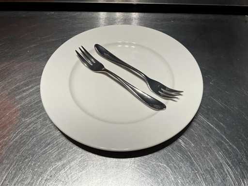 Mepra Inox Italy - Forma - Widelec do ciasta (16 cm) (100x)