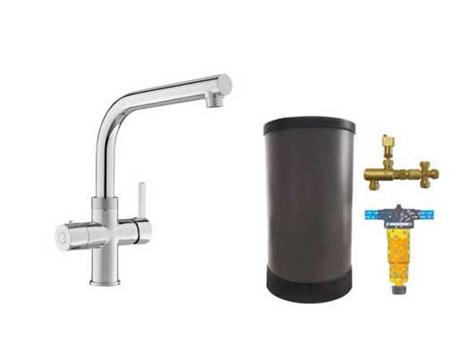 AQUA HOT+ Selzius 3-in-1 boiling water tap and 5 liter boiler