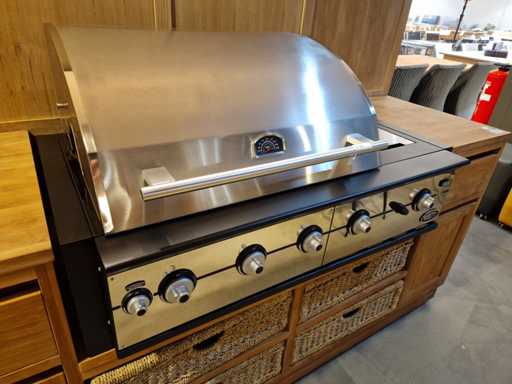 Barbecue à gaz intégré Boretti Ligorio - 4 zones avec infrarouge