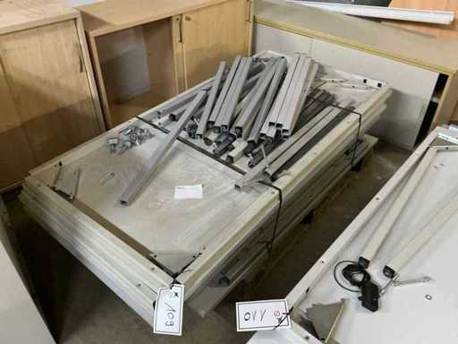 Assortiment de tables de travail (5x)