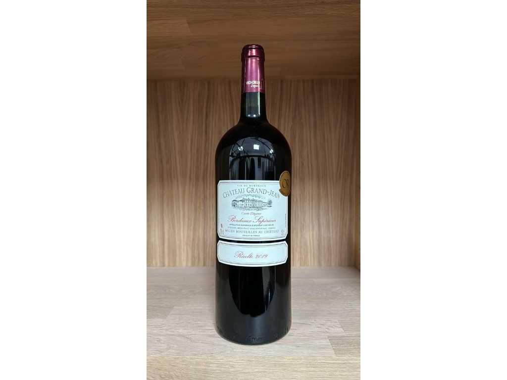 MAGNUM 1.5L - CHATEAU GRAND JEAN - Cuvée Elégance - Medaglia d'oro - Vino rosso (96x)