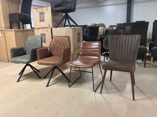 Différentes chaises de salle à manger (4x)