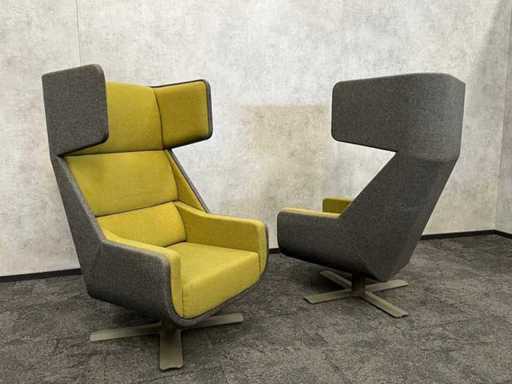 2x BuzziSpace BuzziMe - poltrona acustica - girevole