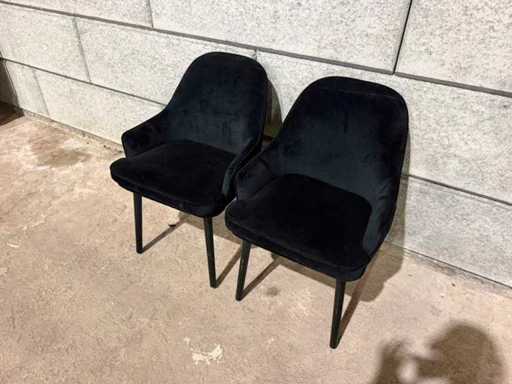 Vervoort - Chaise de restaurant avec accoudoir (2x)