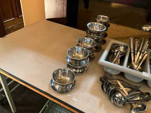 Rvs soepkommen (14x)