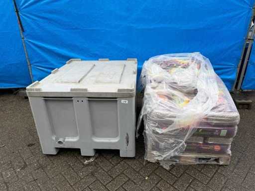 Opslagbunker en zak pallets