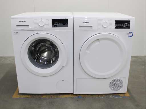 Siemens iQ500 iSensoric aquaStop iQdrive Washing Machine & Siemens iQ500 iSensoric selfCleaning Condenser Tumble Dryer