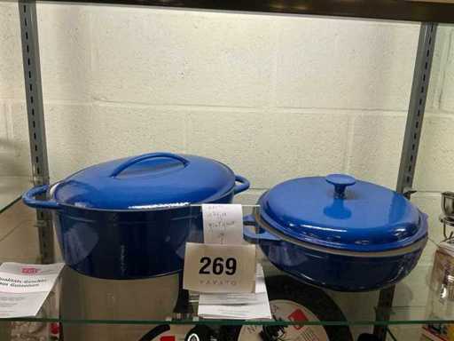 GSW Cast iron pot (2x)
