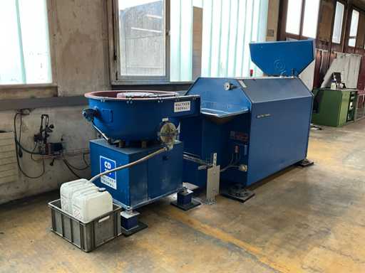 2010 Walther Trowal CD 200 Vibratory finishing machine with dryer