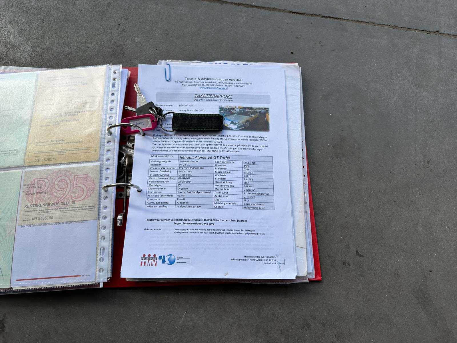 Renault Alpine 2.5 V6 GT Turbo 200pk 1986 (Origineel-NL), PK-24-GL