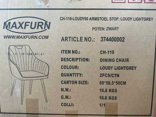 Maxfurn Leane Loudy60 Armchair (2x)