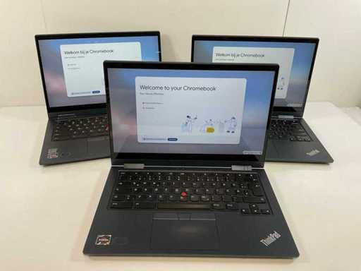 Lenovo ThinkPad C13 Yoga G1 13.3”, AMD Ryzen S 3500C, 8 GB RAM, 128 GB SSD TouchScreen ChromeBooks (3x)