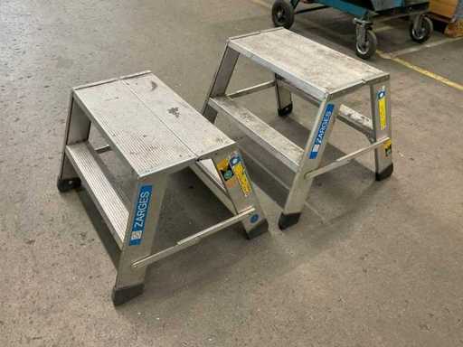 Zarges Z500 Alu Stepladder (2x)