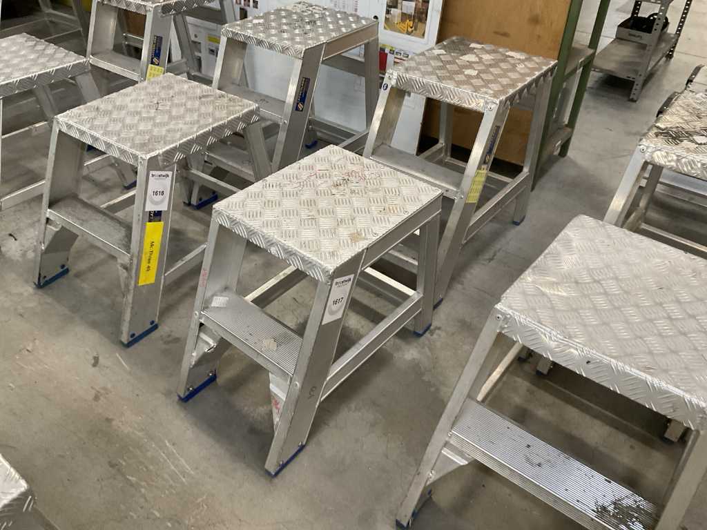 Aluminium ladder (2x)
