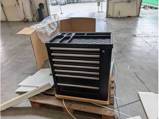 FREUTEK TOL2801 280 pièces Chariot à outils avec outils et armoire