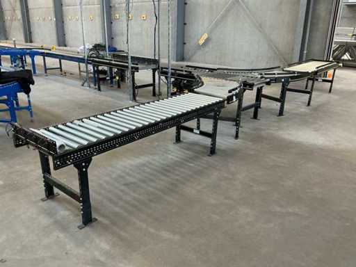 Interroll Multicontrol Devier 2020 con nastri trasportatori a rulli (azionati elettricamente) (4x)