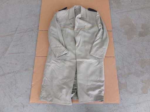 Manteau uniforme SK, gris, croisé, sans boutons / partiellement défectueux (G3) (46x)