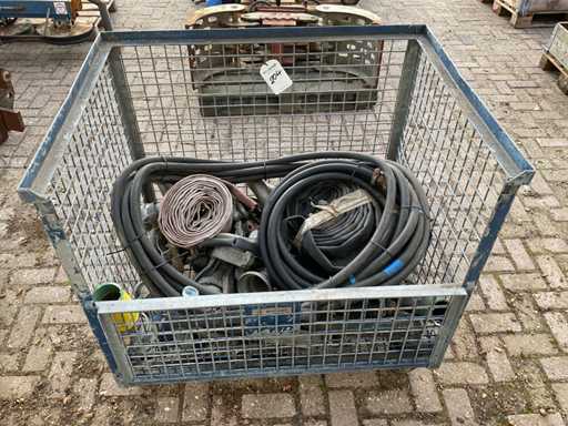 Partij slangen en koppelingen