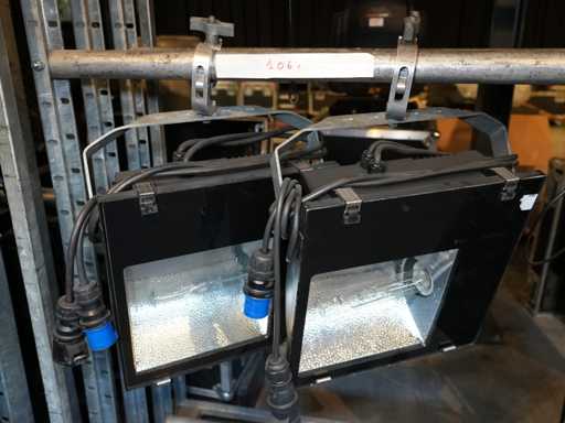 PHILIPS – FLUTLICHT – ASYMMETRISCHES HQI 400 TS (SET VON 2 PCS)