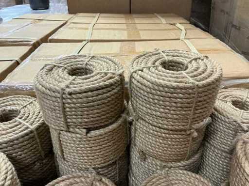 Partij Jute touw 6mm-25mtr (576x)