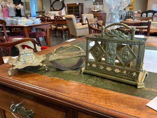 Diverse vintage bureautoebehoren (4x)