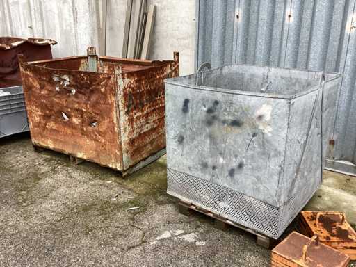 Diverse metalen containers