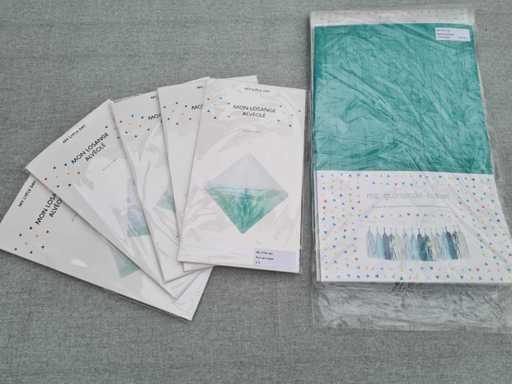 My Little Day - Decoratie pompon ruit en kwastjesslingers