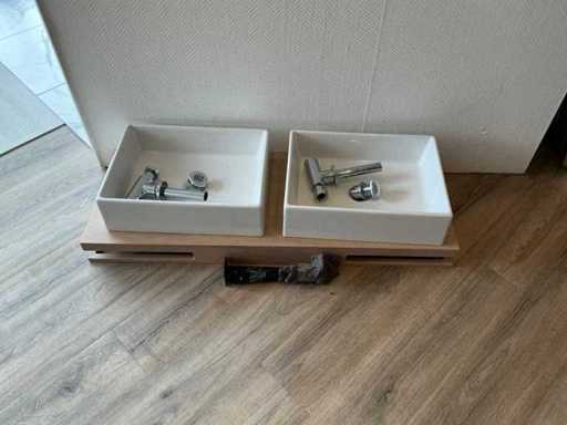 Badezimmermöbel-Set 120 cm