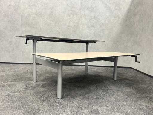 Ahrend 500 - sit-sit crank duo desk 200x80