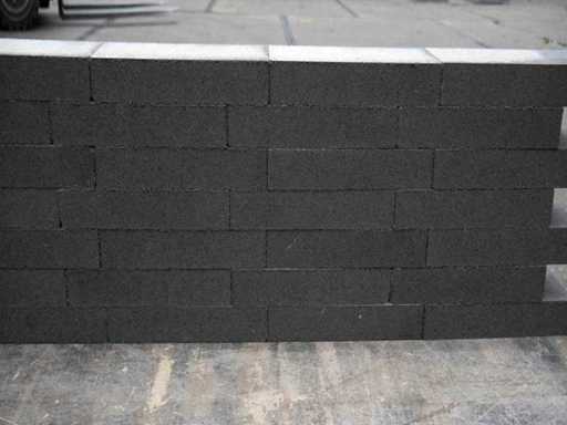Muurblokken Dark grey  (ca.896 stuks)