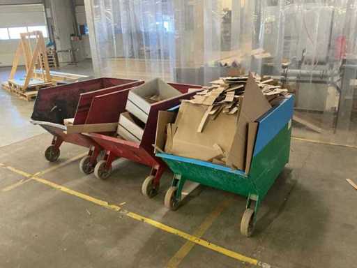 ESS - Synmag 2500 Synergic - Conteneurs de ferraille Lot Mobile (3x)