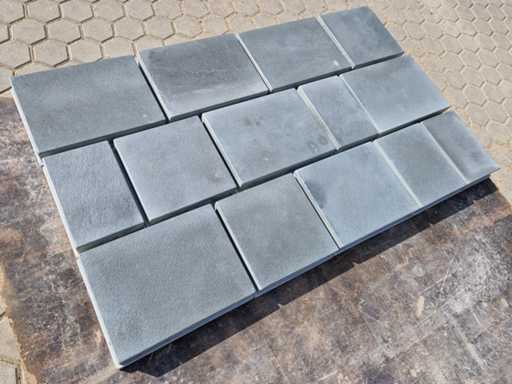 Concrete blocks (approx. 38.5m²)