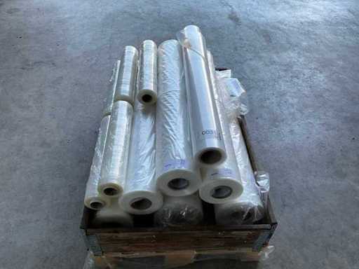 Flat film, wrapping film