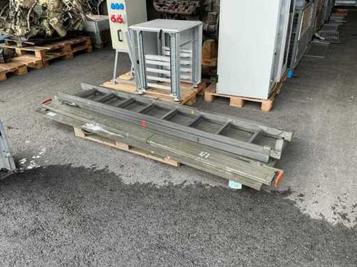 Scheidingswand voor 12M18 en ladder