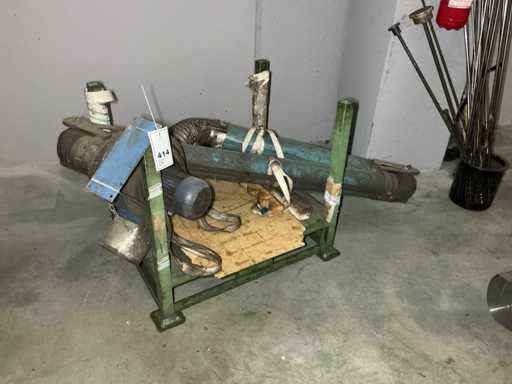 Welding fume exhaust unit