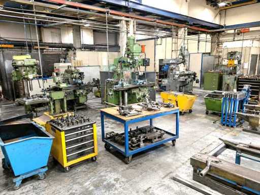 Machine tools & workshop equipment made of metalworking – milling machines, presses, testing technology