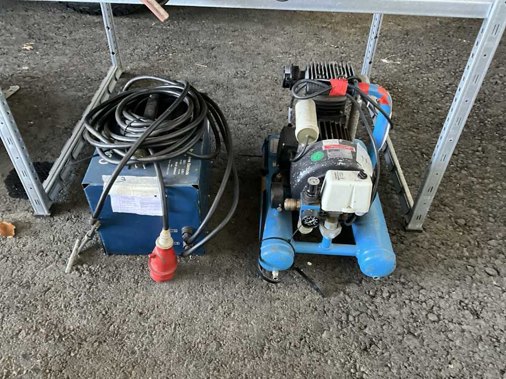 Welding transformer and compressor