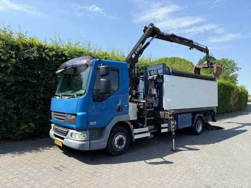 2008 DAF LF Vrachtwagen met HIAB Autolaadkraan