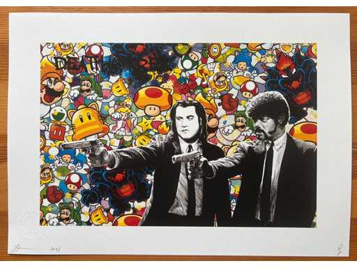 DEATH NYC : Banksy Pulp Fiction