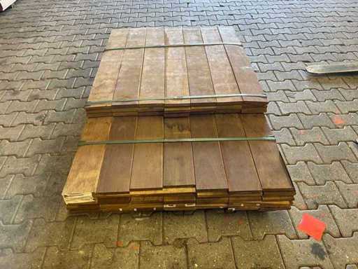 Guyana-Ipé-Planken gehobelt 1000-1500x140x18mm (56x)