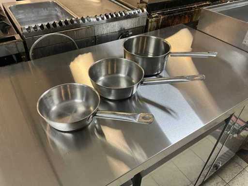 Rondle ze stali nierdzewnej TGFF (3x)