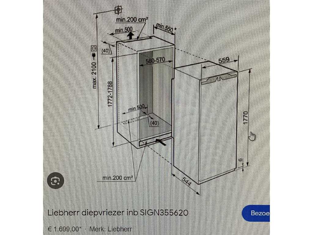Liebherr IKB 3564 20B Refrigerator with freezer compartment Other kitchen appliances