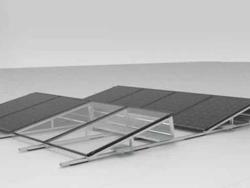 Allimex – Flachdachmontagekit für 10 Paneele (2 Reihen zu je 5)