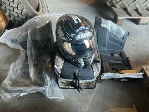 Casque avec étui, capuches ATV