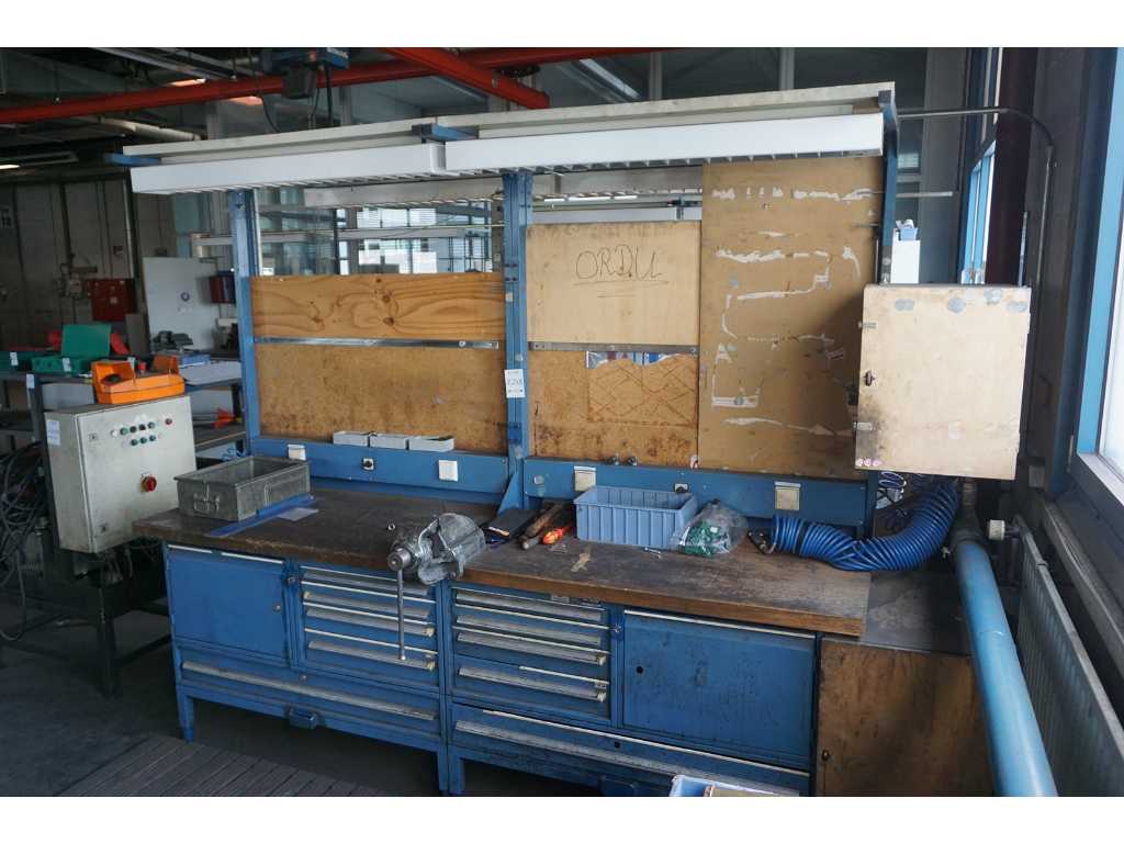 Garant Dual Workbench with contents