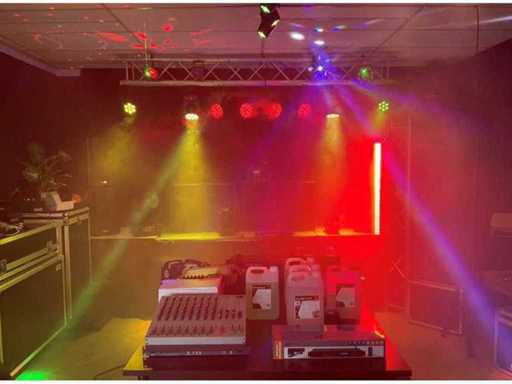Warehouse clearance new and ex rental light and sound equipment